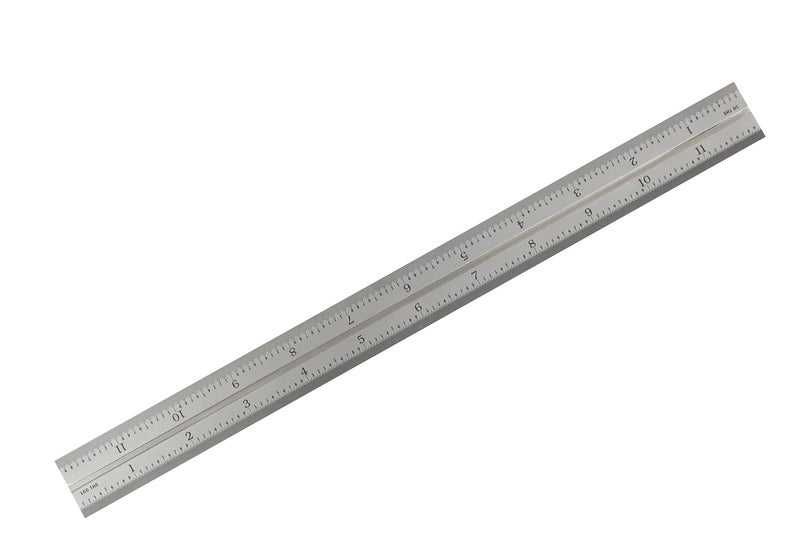 UNIPEC 12-Inch Replacement Blade for Combination Square – 16R Graduations (1/32", 1/64", 1/50", 1/100") | Hardened Steel, Etched & Black-Filled (Blade Only) - Image 2